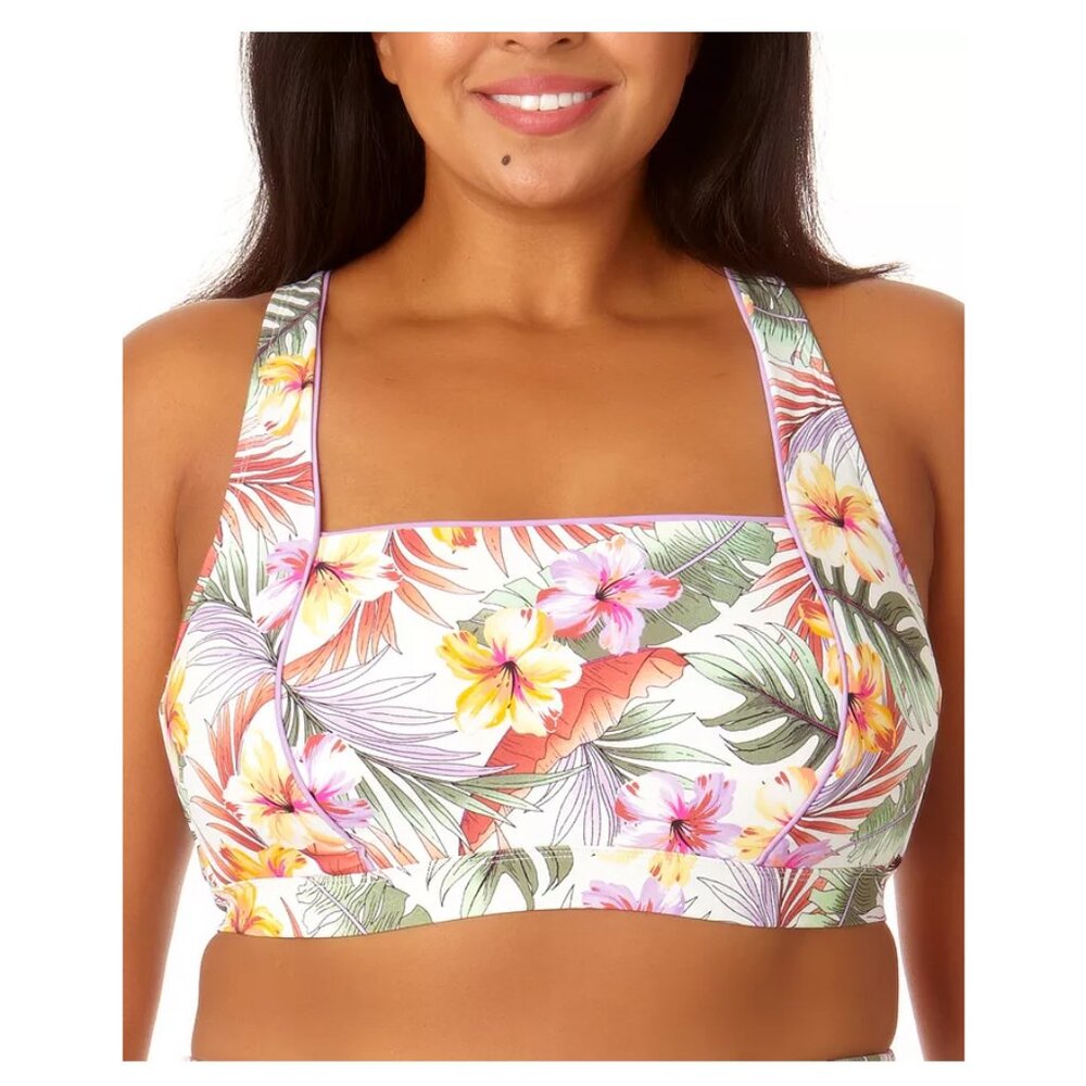 SOILED California Sunshine Women's Cross Back Bralette Top Size 2X $40 O279